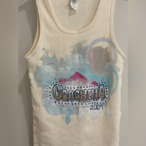 🌵 Vintage 2009 Coachella Ribbed Tank Top – Size S – Y2K Indie Sleaze Festival✨ - Picture 12 of 15